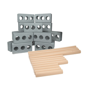 [캐스B]튼튼 시멘트벽돌블럭+커넥터세트(2438set)→(시멘트벽돌블럭+벽돌블럭커넥터)